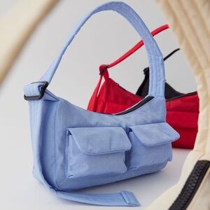 Baggu cargo shoulder bag in Serenity Blue (UO Exclusive)